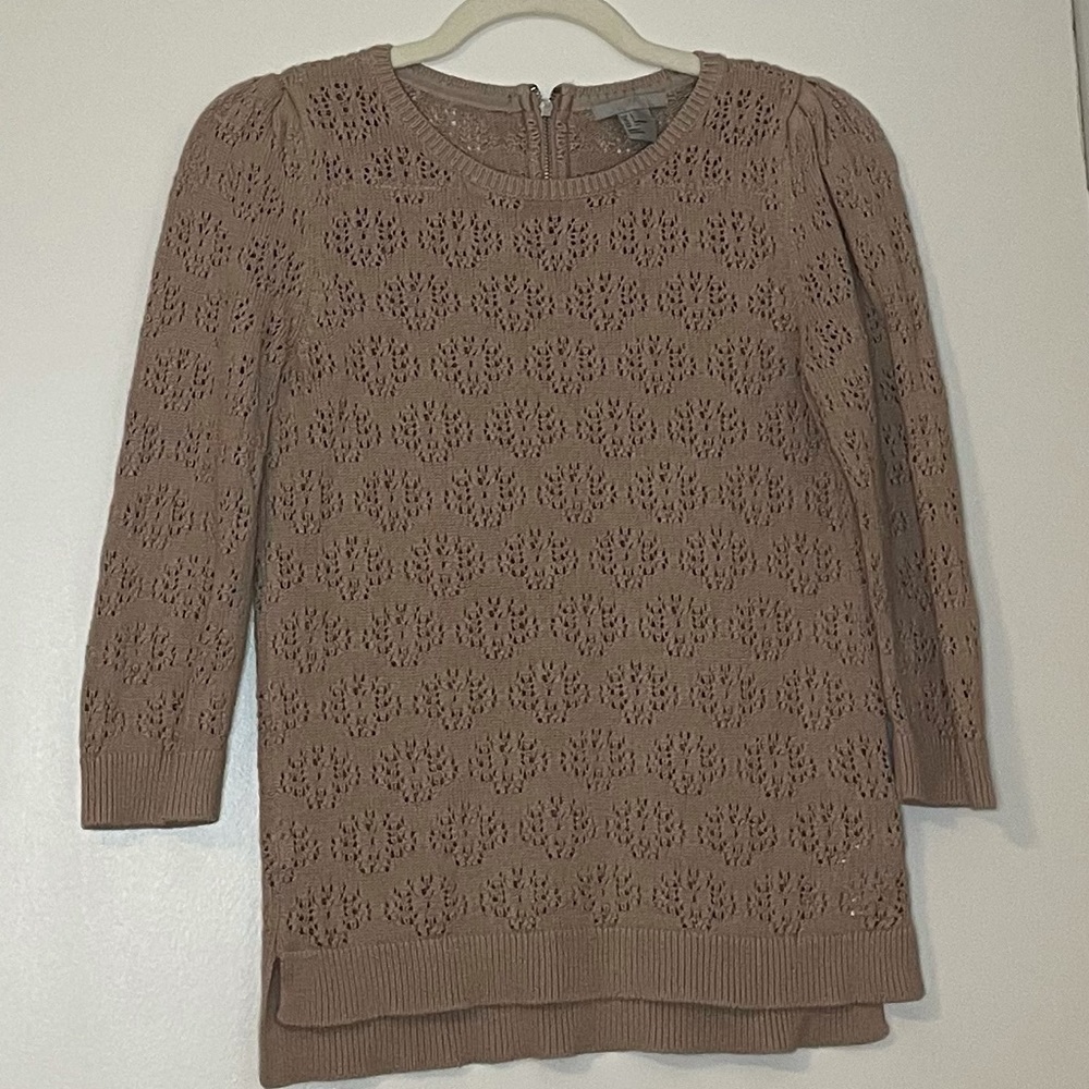 Crochet sweater top